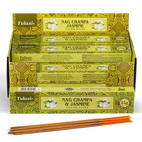 37293 Tulasi Jasmine Nag Champa Incense Sticks