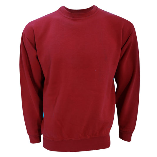 UCC 50/50 280gsm Unisex Set-In Sweat - Burgundy - 3XL