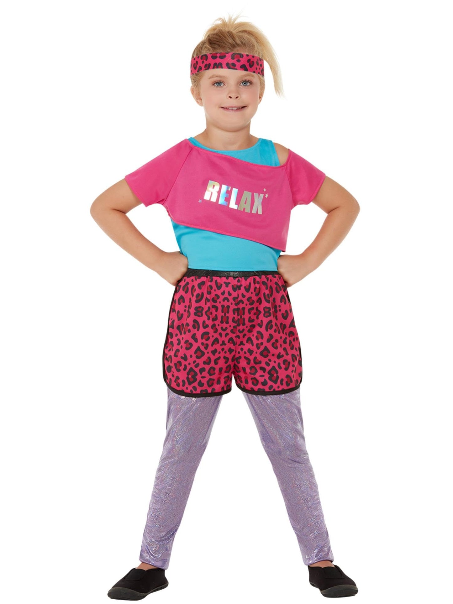 80s Relax Costume, Pink