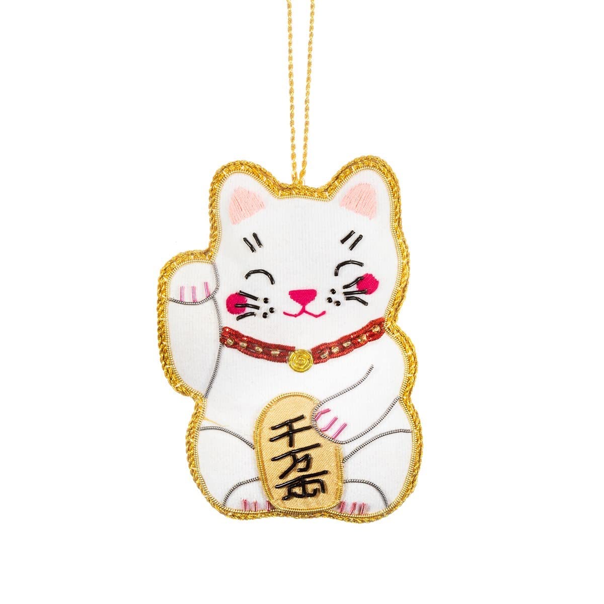 Lucky Cat Zari Decoration