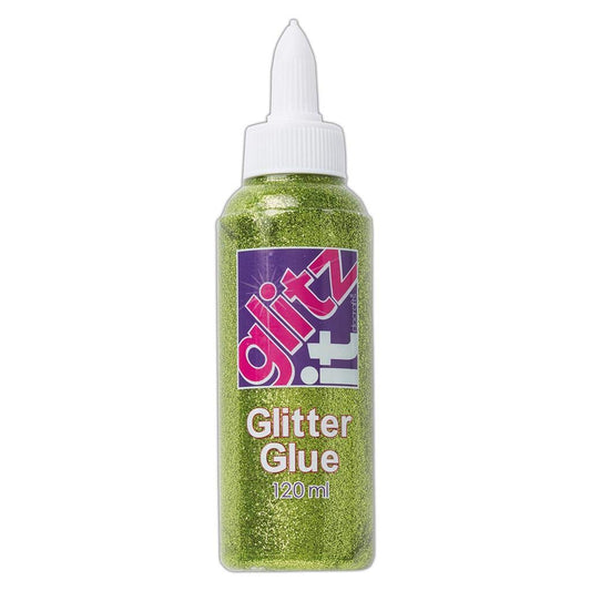 Glitter Glue (120Ml) - Vibrant Green