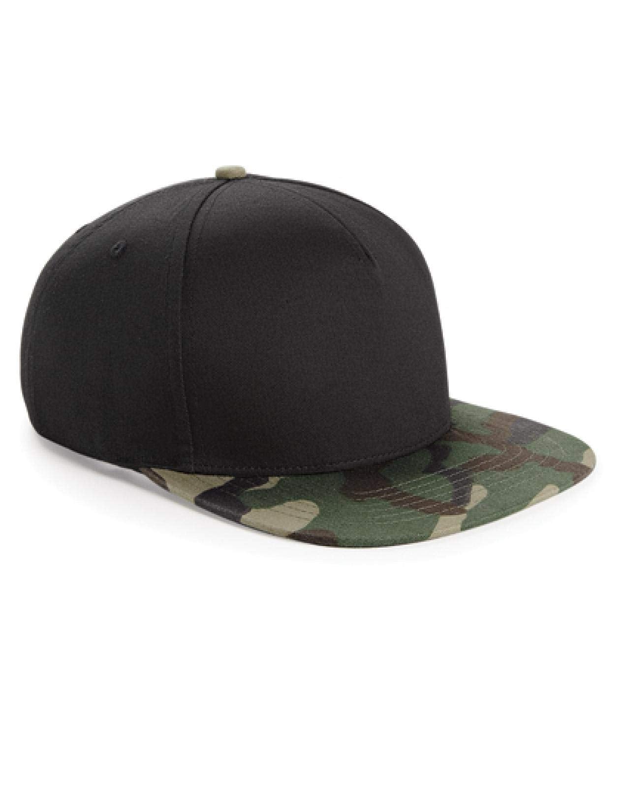 Beechfield Camo Snapback - Jungle Camo/ Black - O/S