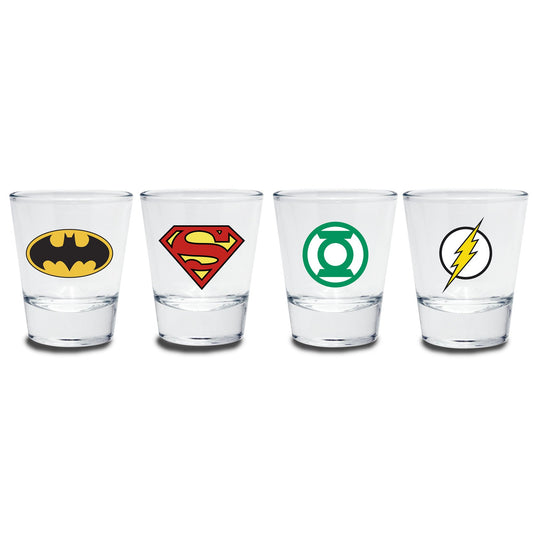 DC COMICS - Shot Glass "Emblem" x2*