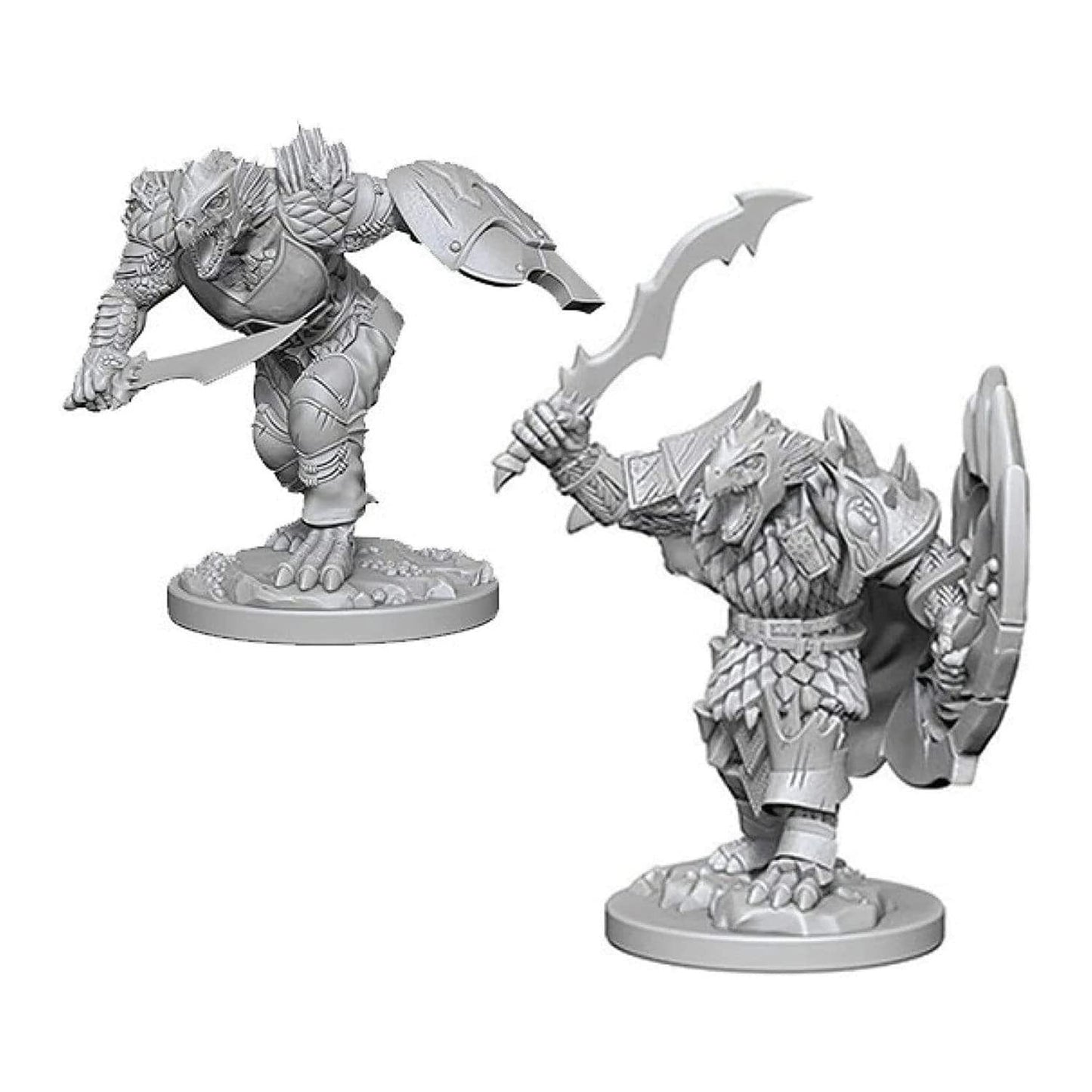 Dragonborn Male Fighter D&D Nolzur's Marvelous Unpainted Miniatures (W4)