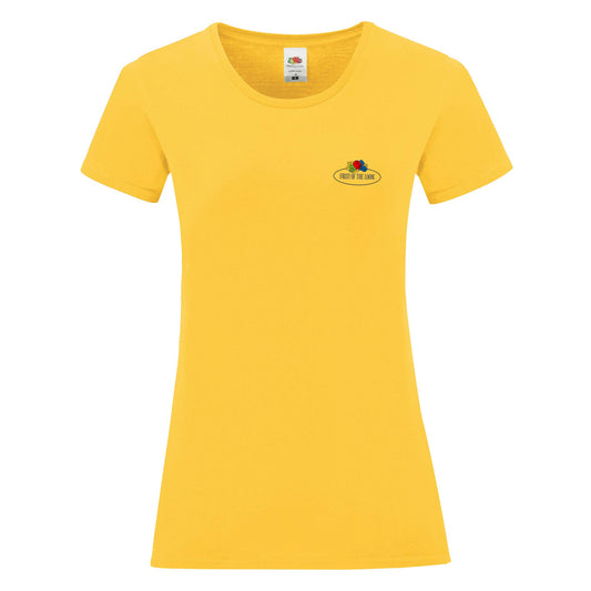 FOTL Vintage Ladies Tee (Sml Logo) - Sunflower - L