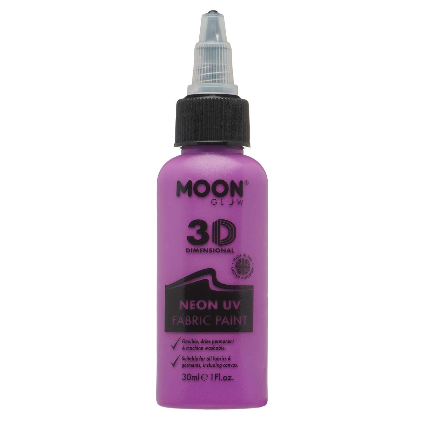 Moon Glow - Neon UV Intense Fabric Paint, Purple