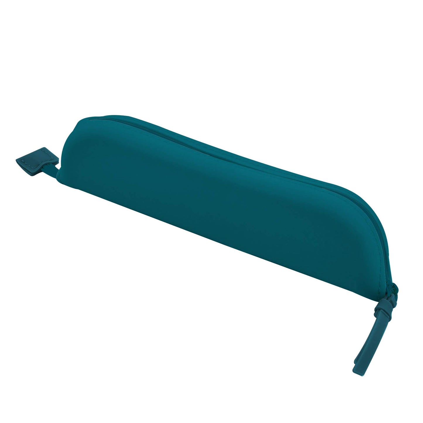 CUTE ! - SOFT SILICONE PENCIL CASE - PETROL BLUE