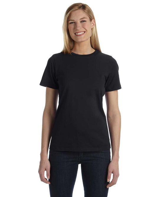 Bella Womens Relaxed Jersey S/S Tee - Black - 2XL