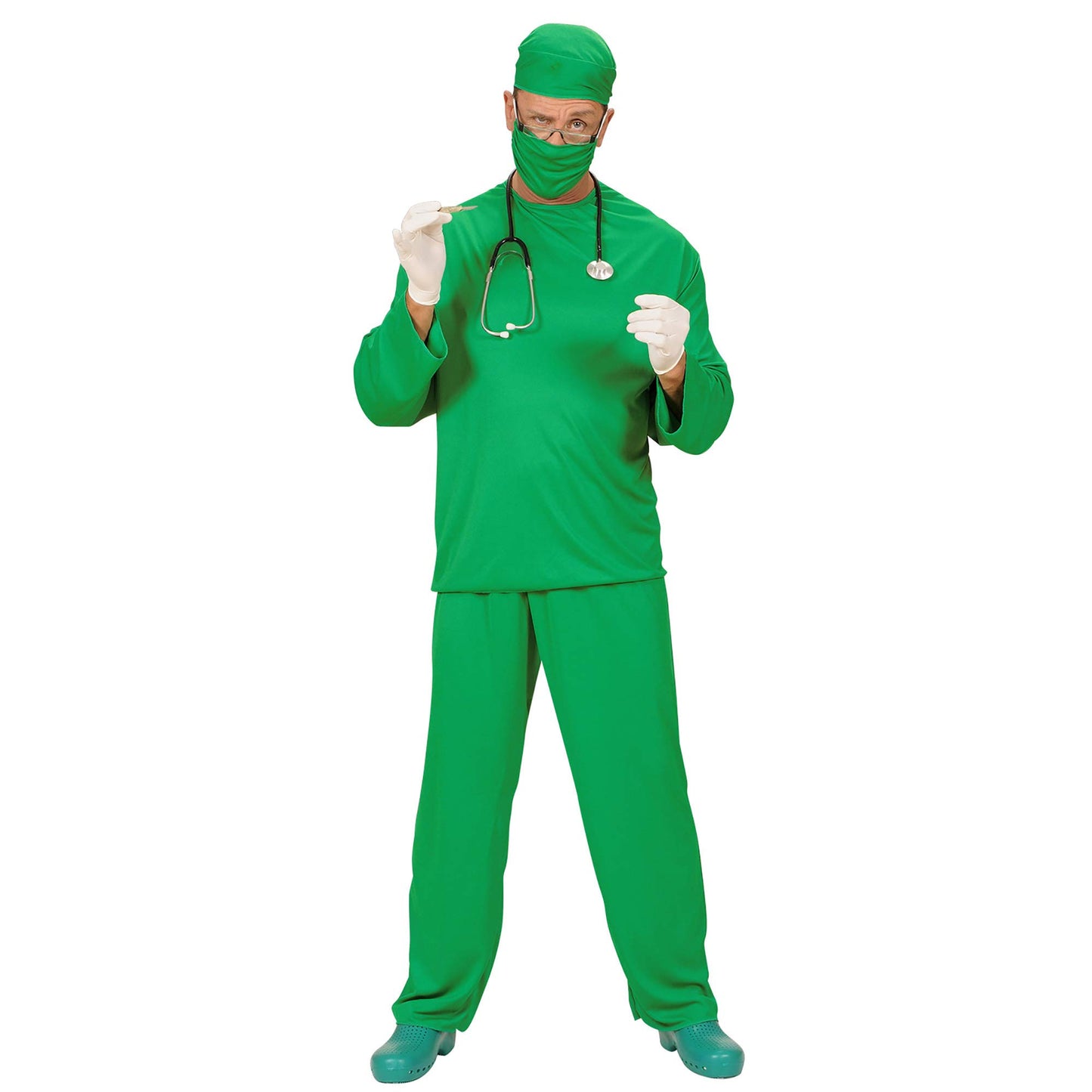 "SURGEON" (coat, pants, cap, face mask) - (M)