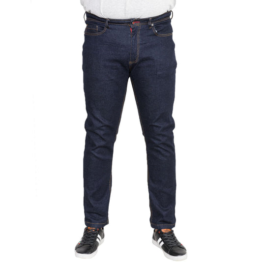 CEDRIC-KS-D555 Tapered Fit Stretch Jeans In Indigo - 60S