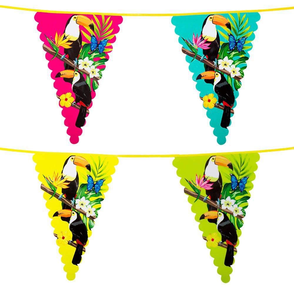 Pc. PE giant bunting Toucan (45 x 30 cm)(6 m)