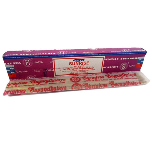 11337 Satya Sunrise Nag Champa 12 Incense Sticks