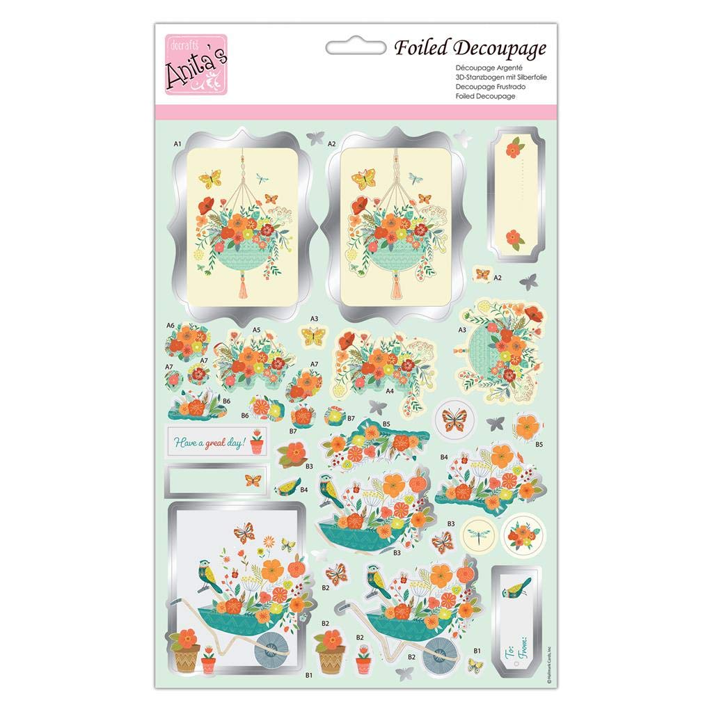 Foiled Decoupage - Spring Has Spring