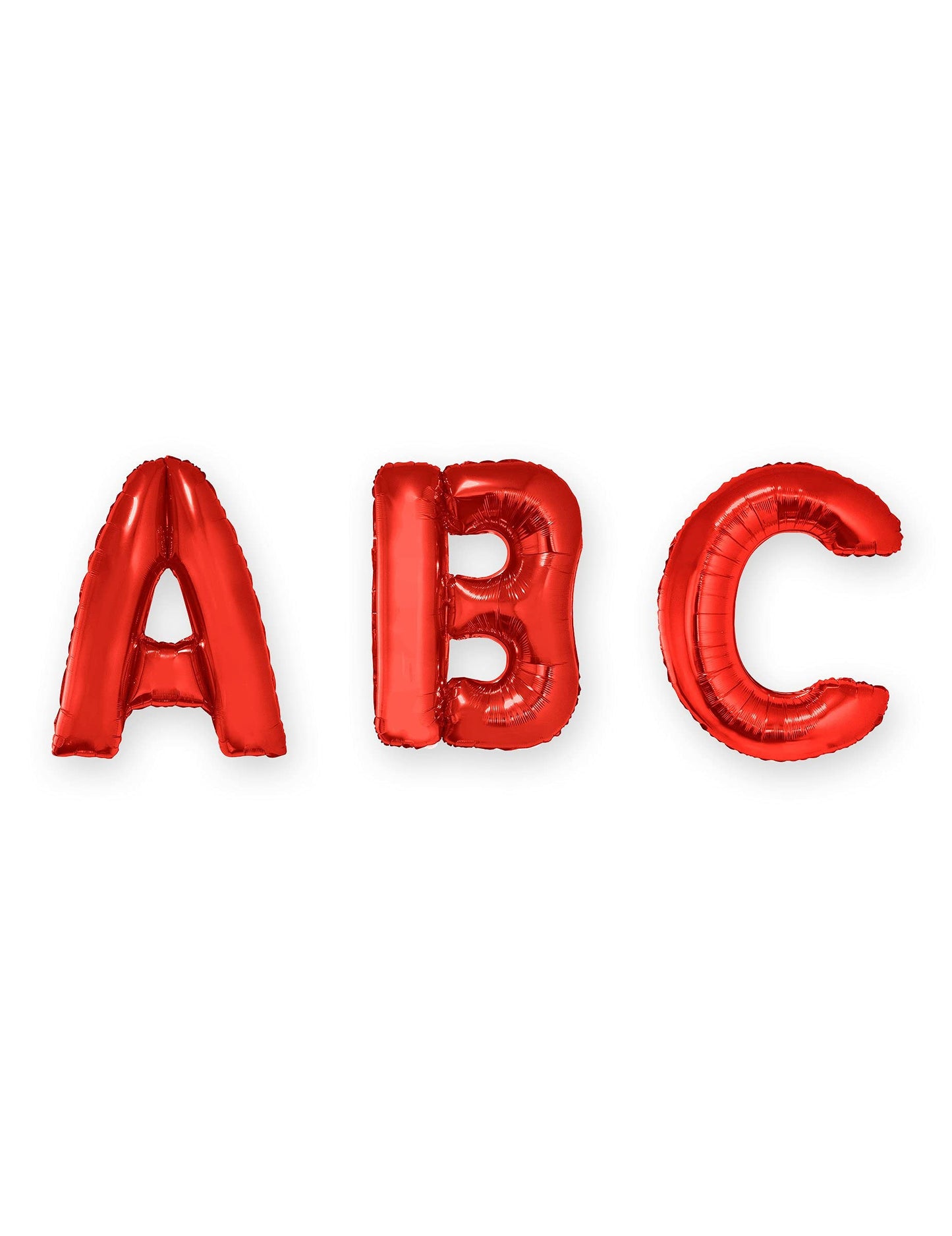 Red Letter D Foil Balloon