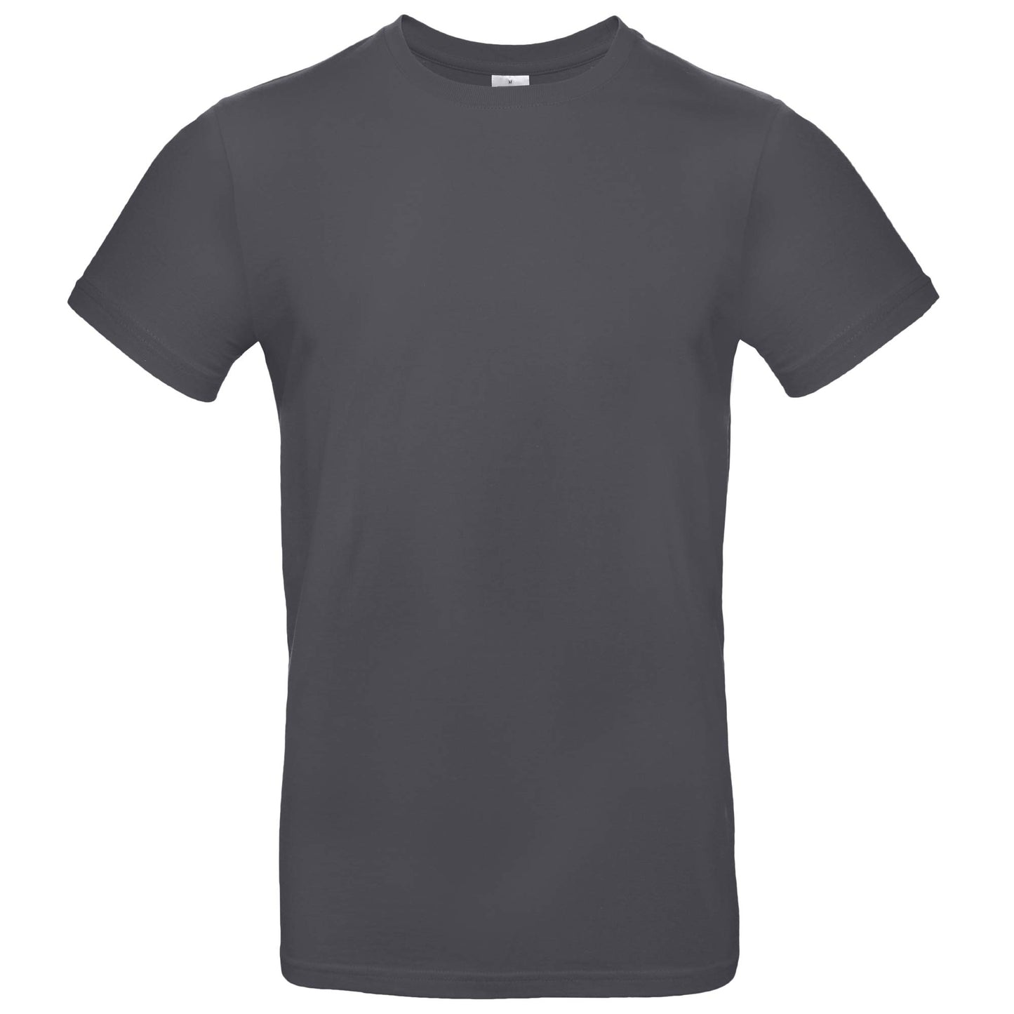 B&C Mens #E190 Tee - Dark Grey - S