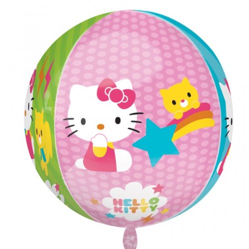 Orbz Hello Kitty Foil Balloon - 15"/38cm w x 16"/40cm h - G40