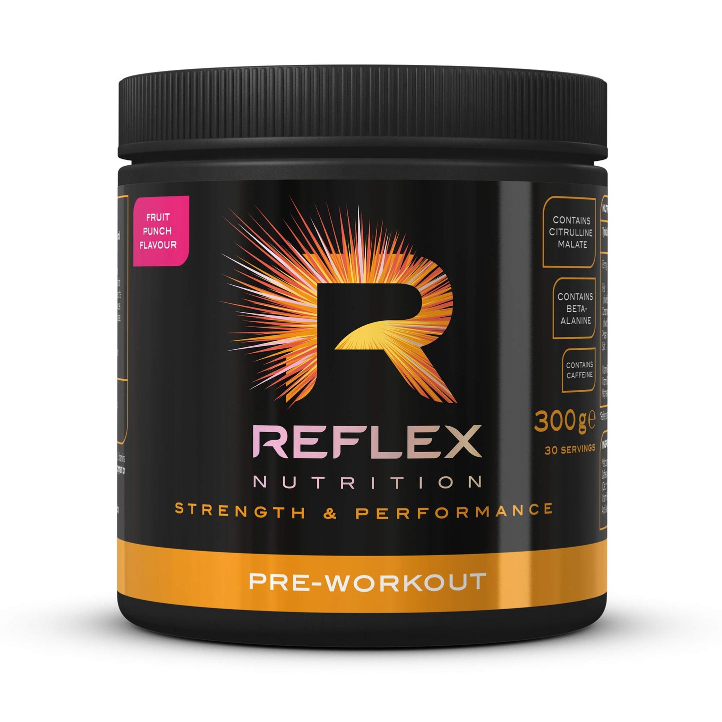 Reflex Nutrition Pre-Workout 300g Fruit Punch (perishable)