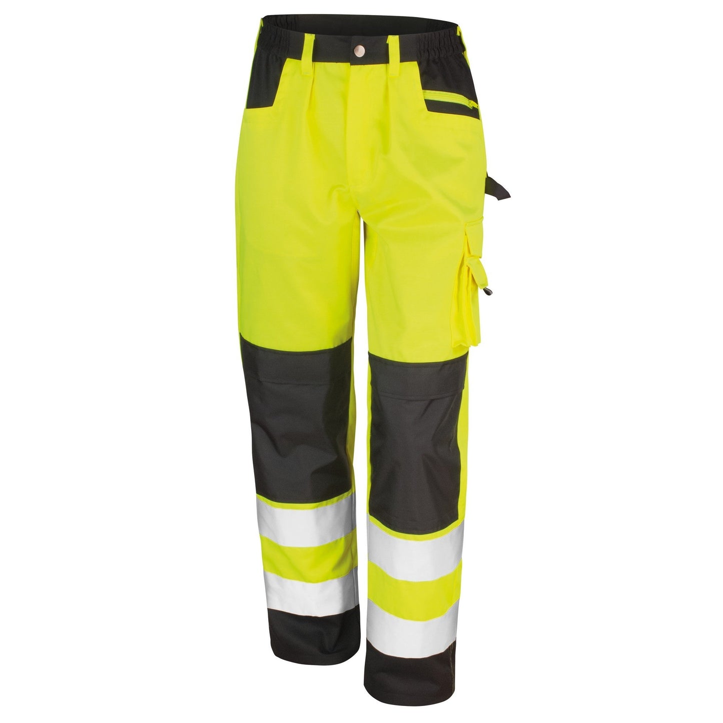 Result Safe-Guard Cargo Trousers - Hi-Vis Yellow - 4XL