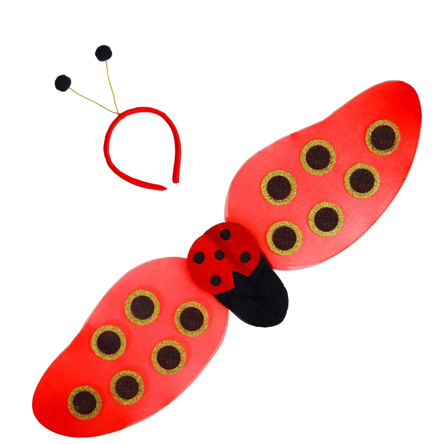 "LADYBUG" dress-up set (wings, antennas) -