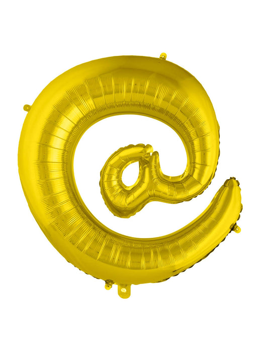 Gold '@' Foil Balloon- 40"