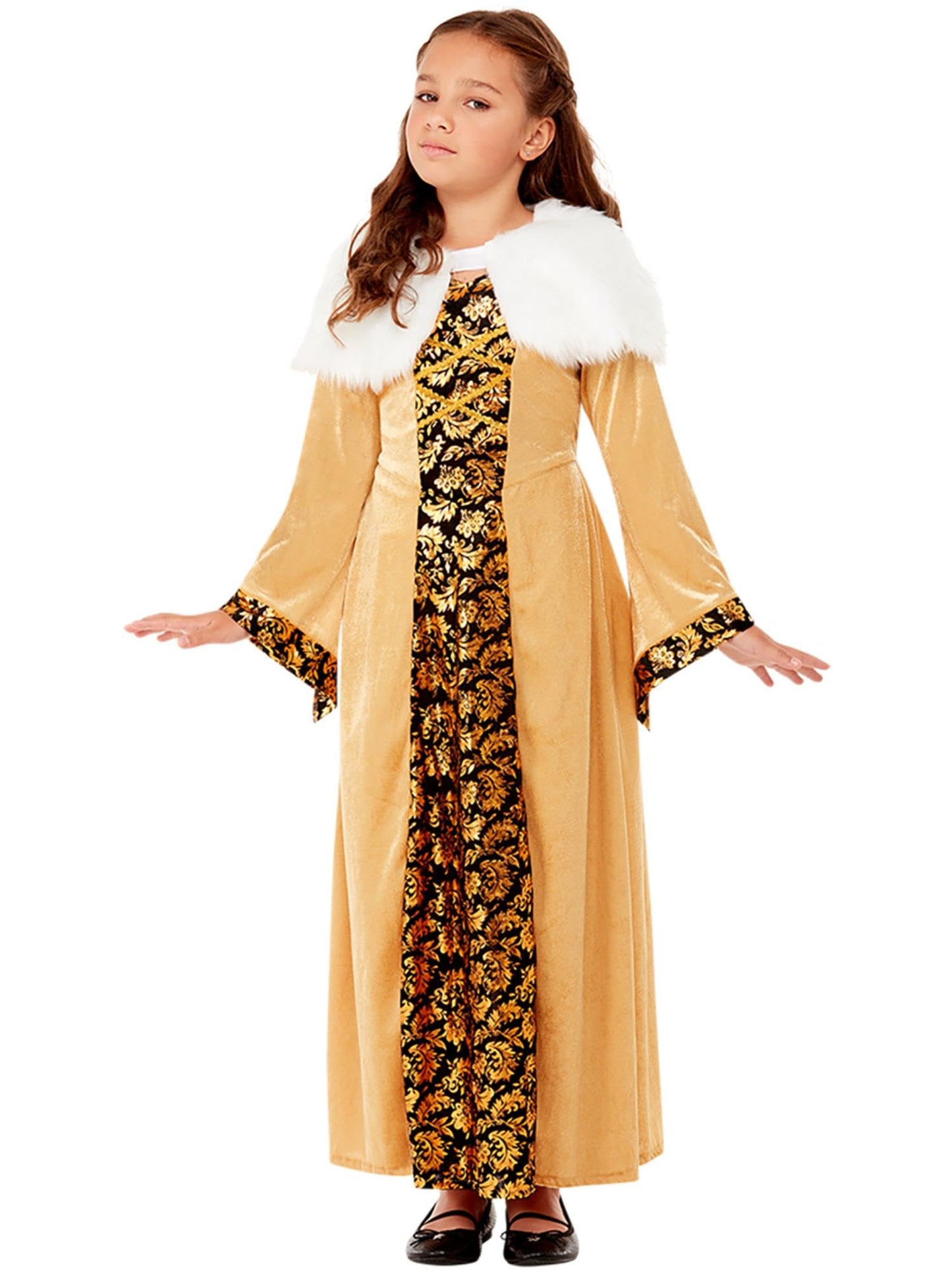 Deluxe Medieval Countess Costume, Gold