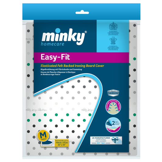 Minky Easy-Fit Ironing Board Cover Standard 110 x 35cm