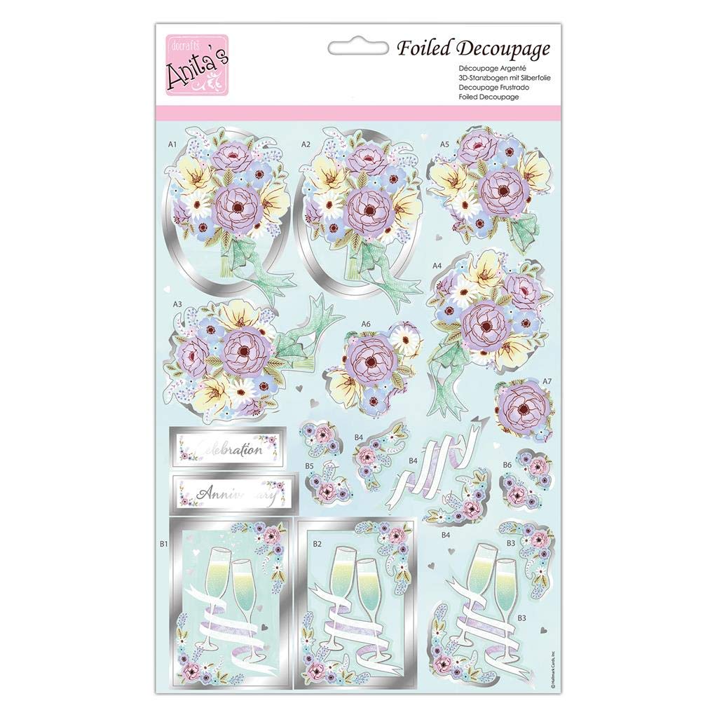 Foiled Decoupage - Wedded Bliss