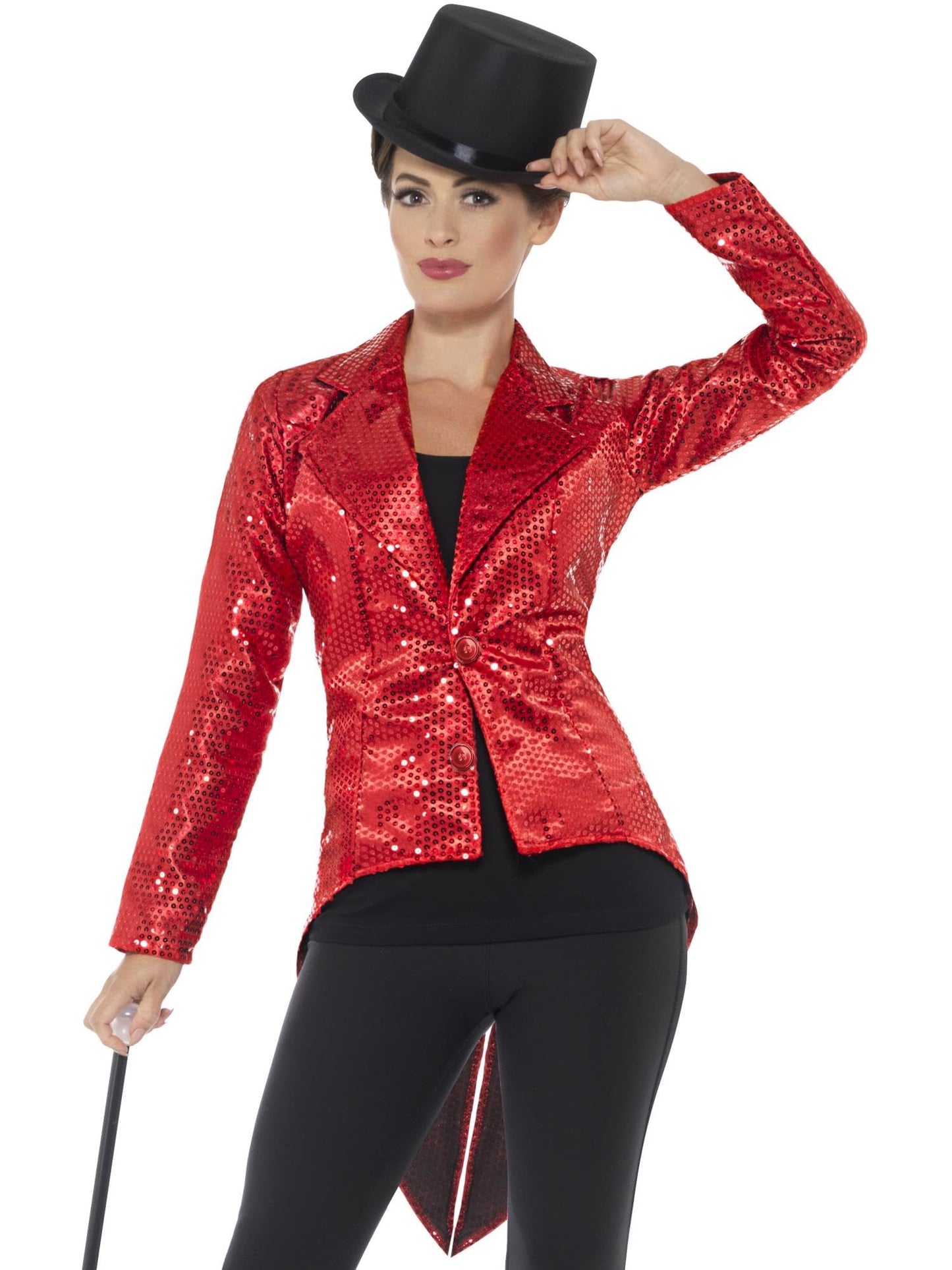 Sequin Tailcoat Jacket, Ladies (L)