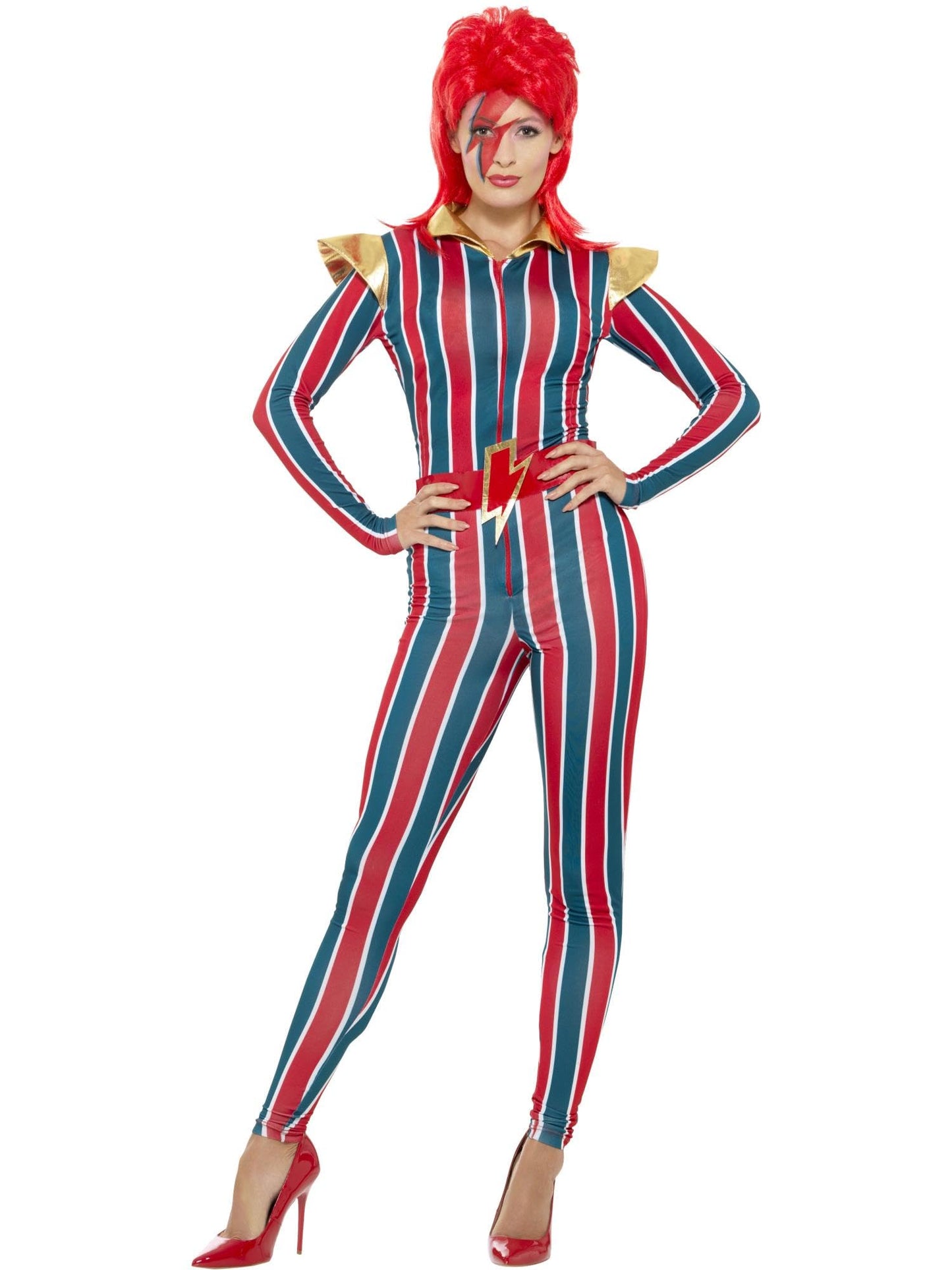 Miss Space Superstar Costume, Multi-Coloured (S)