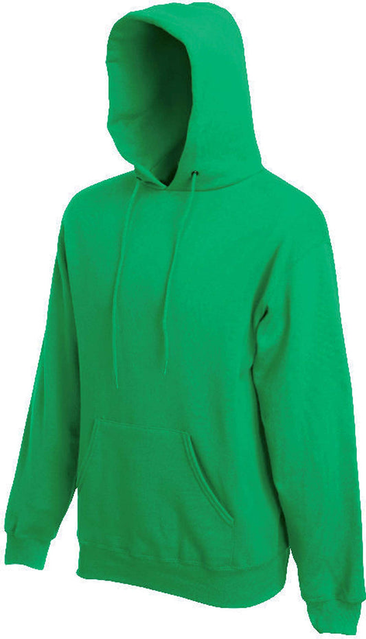 FOTL Mens Classic Hooded Sweatshirt - Kelly Green - XL