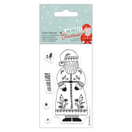 Clear Stamps - Merriest Christmas - Santa