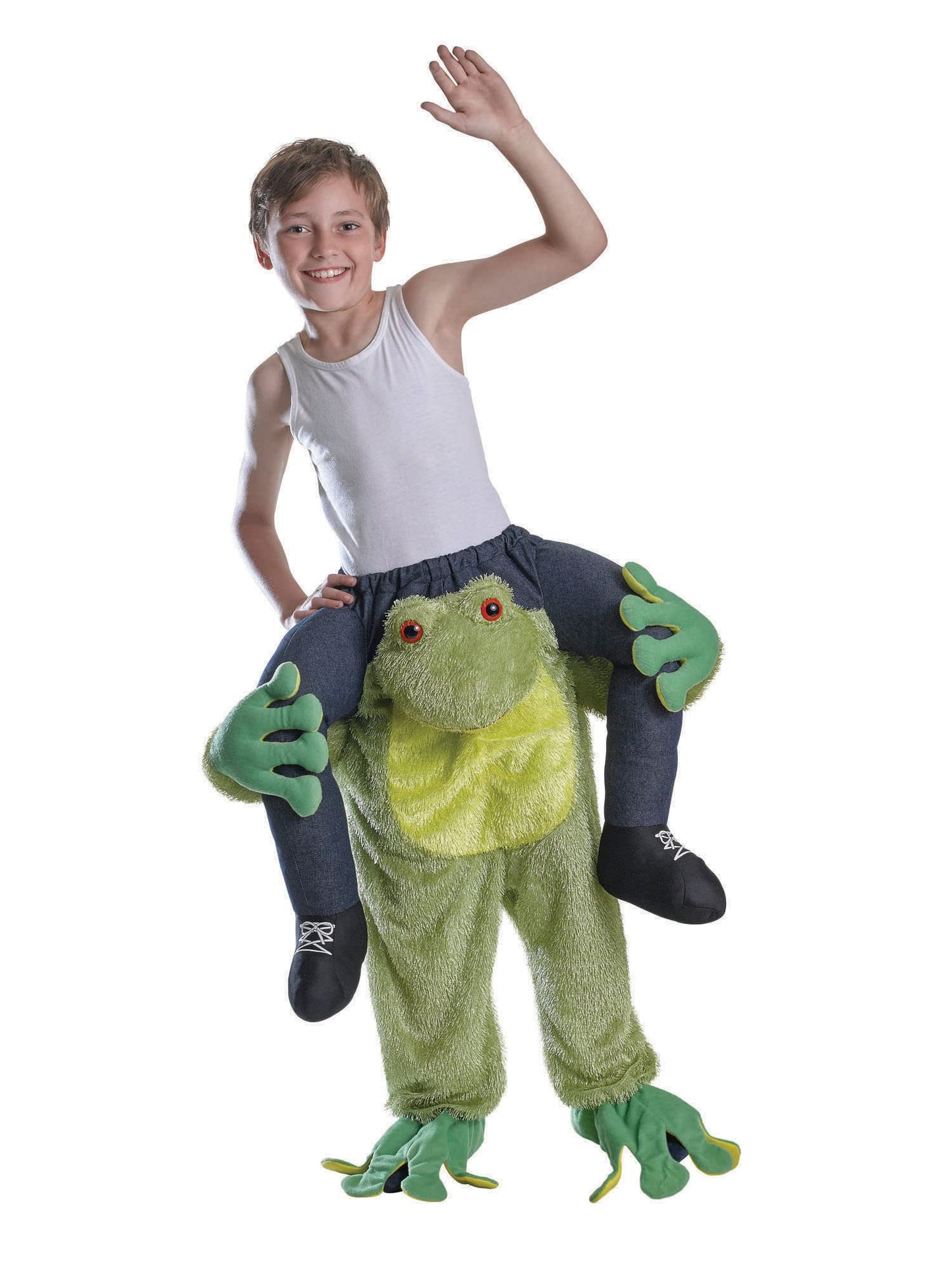 Piggy Back Frog Costume Childs Boys Girls Childrens Costume