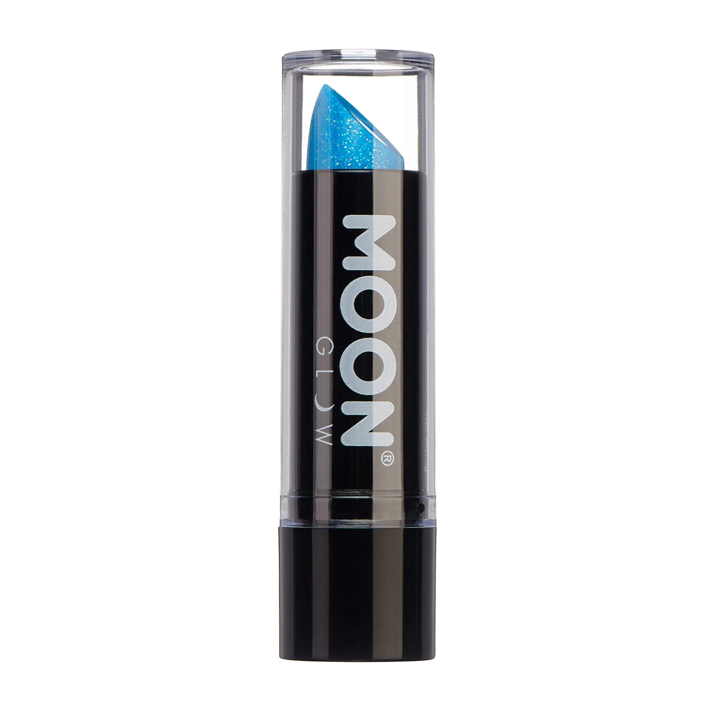 Moon Glow - Neon UV Glitter Lipstick, Blue