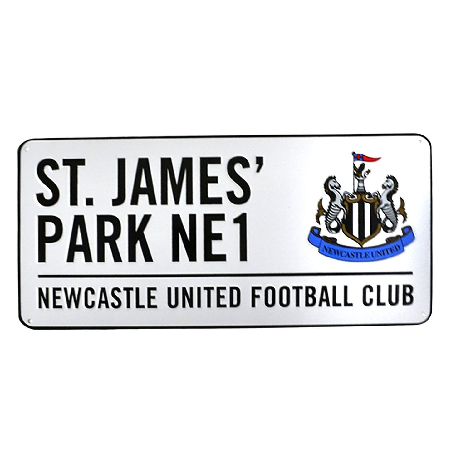 Newcastle United Official Street Sign Multi-Colour