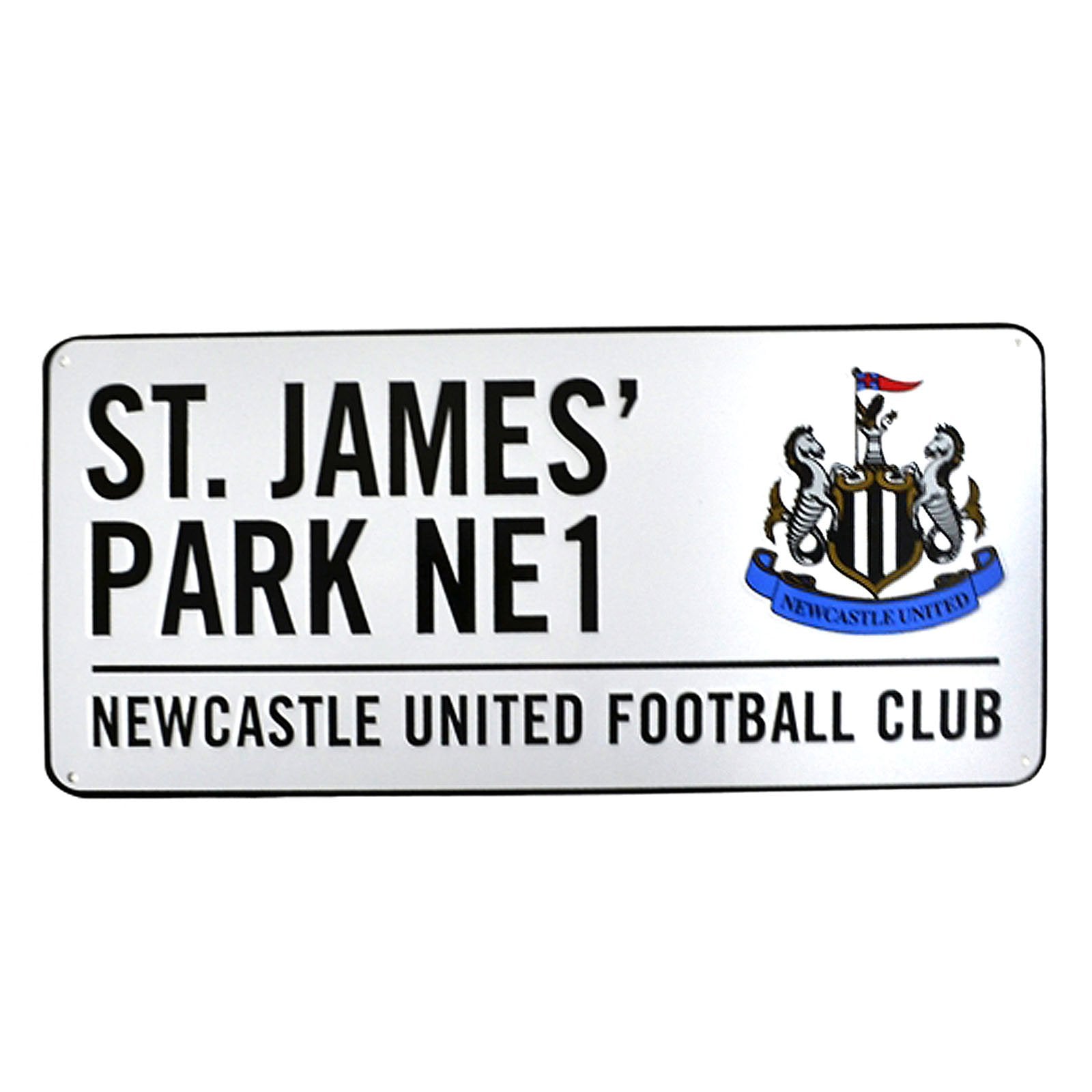 Newcastle United Official Street Sign Multi-Colour