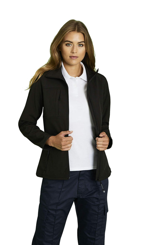 Regatta Octagon II Womens Softshell - Black/Black - 20