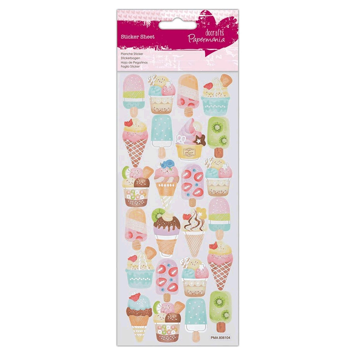 Foil Stickers - Ice Creams