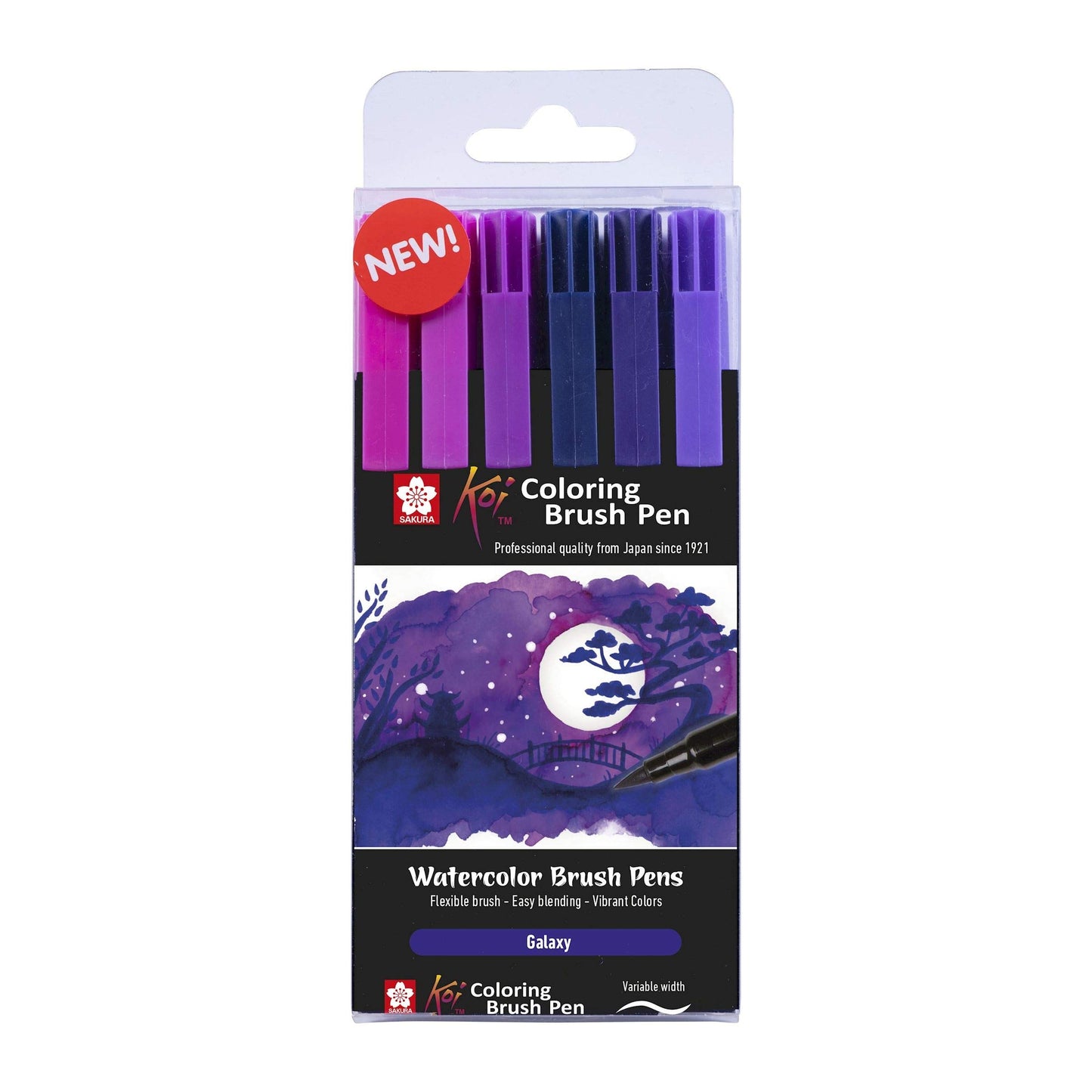 KOI COLOR BRUSH GALAXY SET 6#