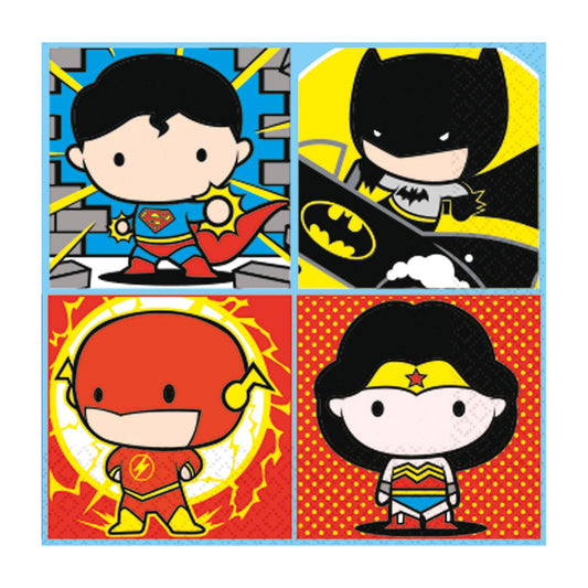 Justice League lunch napkins