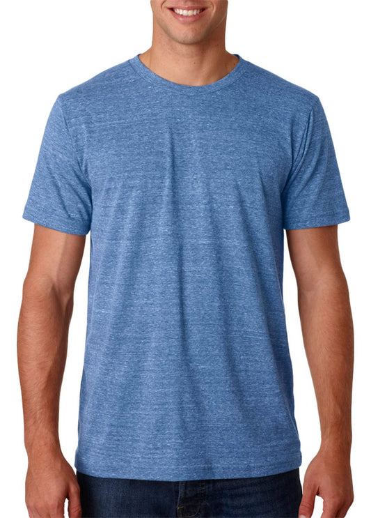 Canvas Men's Tri-blend S/Sleeve Tee - Blue Triblend - XS