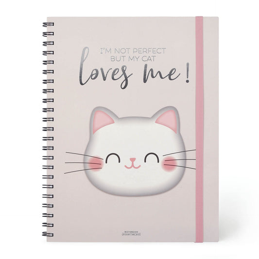 MAXI TRIO SPIRAL NOTEBOOK - KITTY