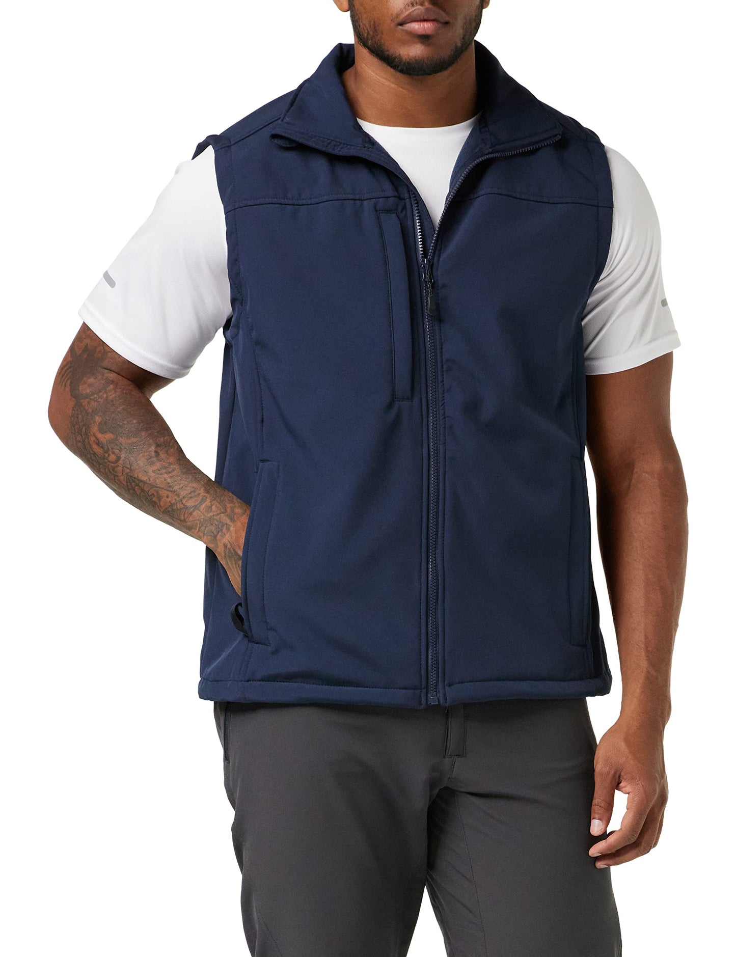 Regatta Flux Soft Shell Bodywarmer - Navy/Navy - XL