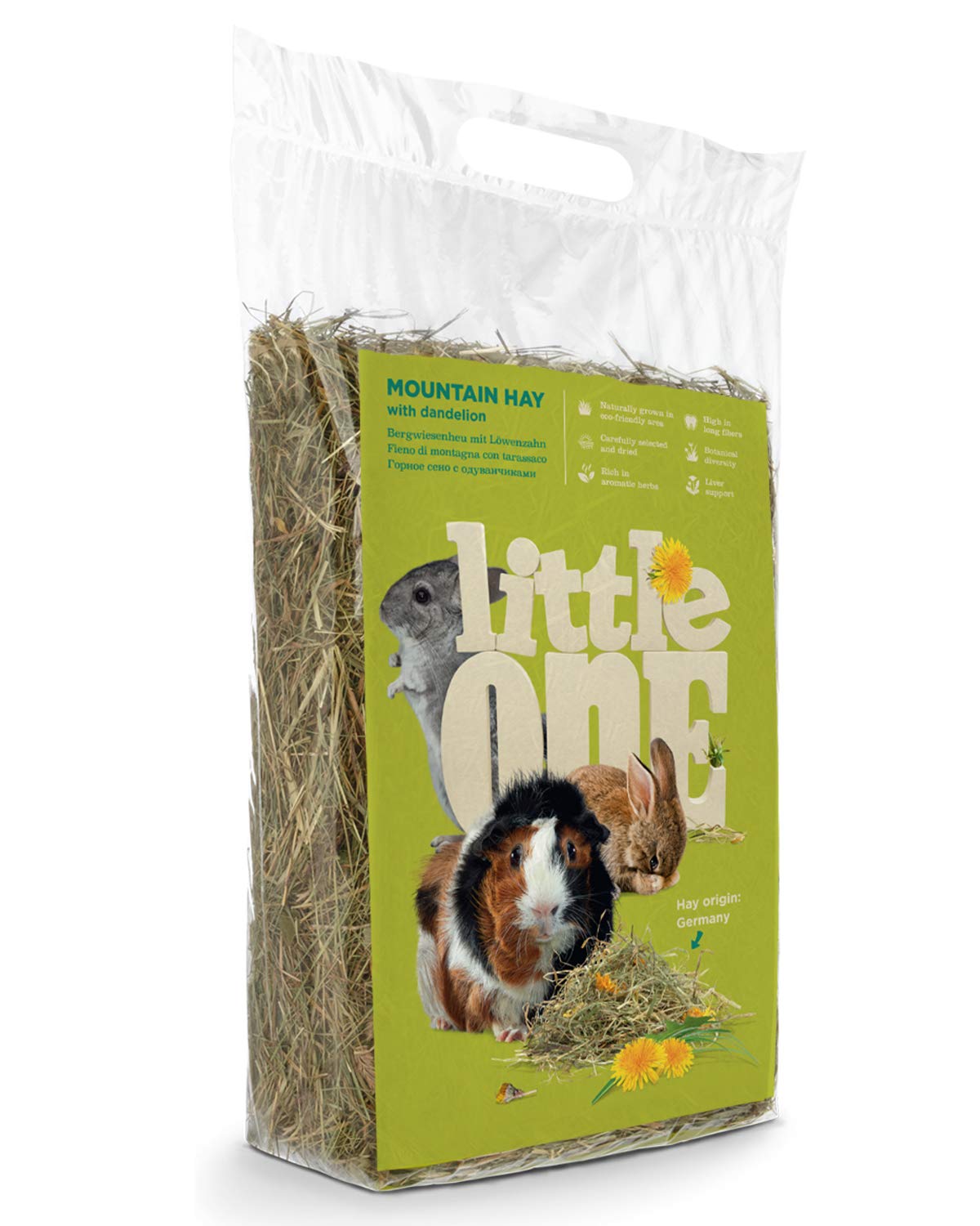 Little One Mountain Hay With Dandelion, Not Pressed 400G