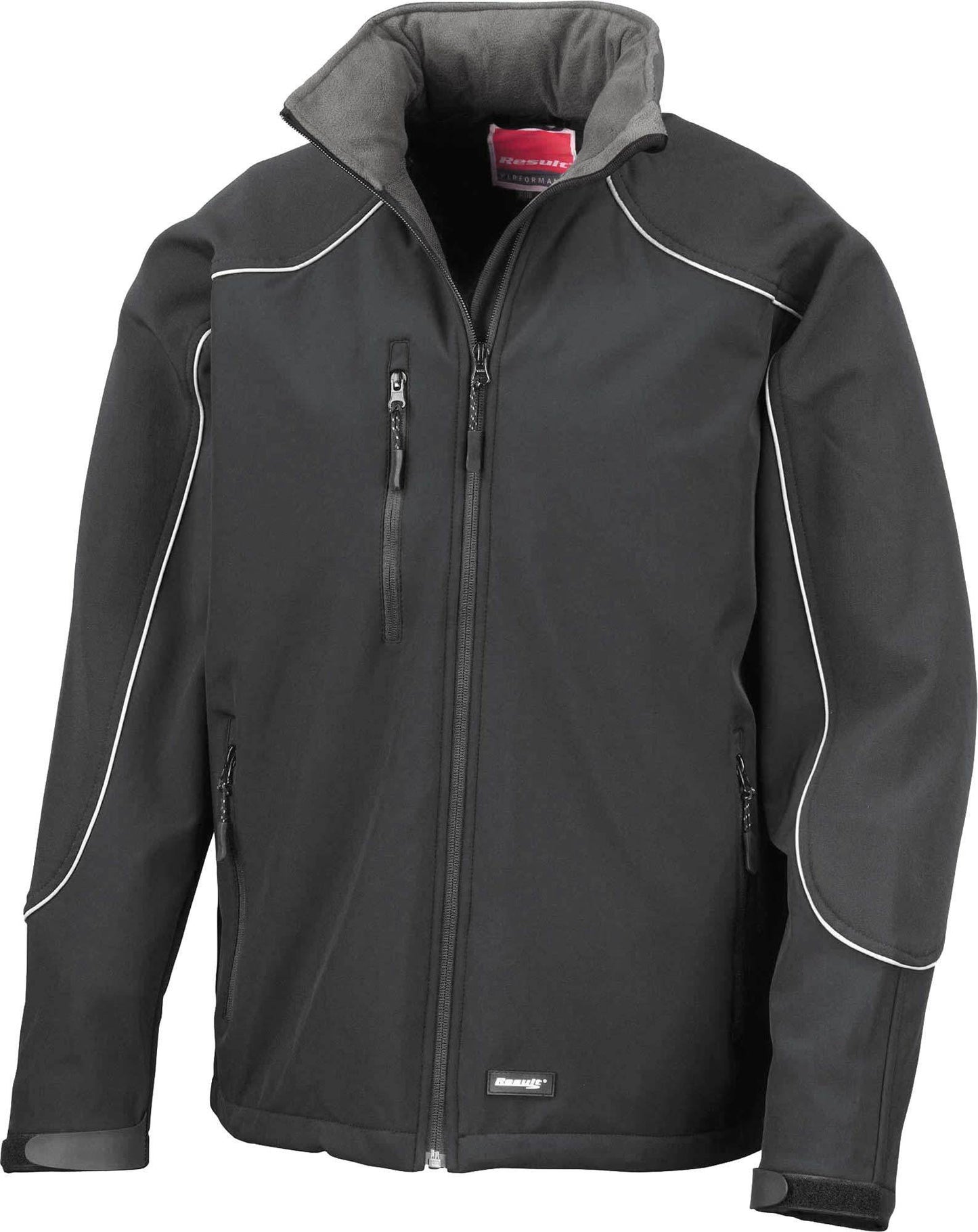 Result Ice Fell Hooded Soft Shell Jacket - Black - 2XL