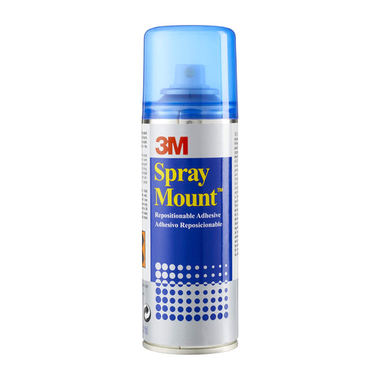 3M SprayMount Transparent Repositioning Adhesive 200ml HSMOUNT