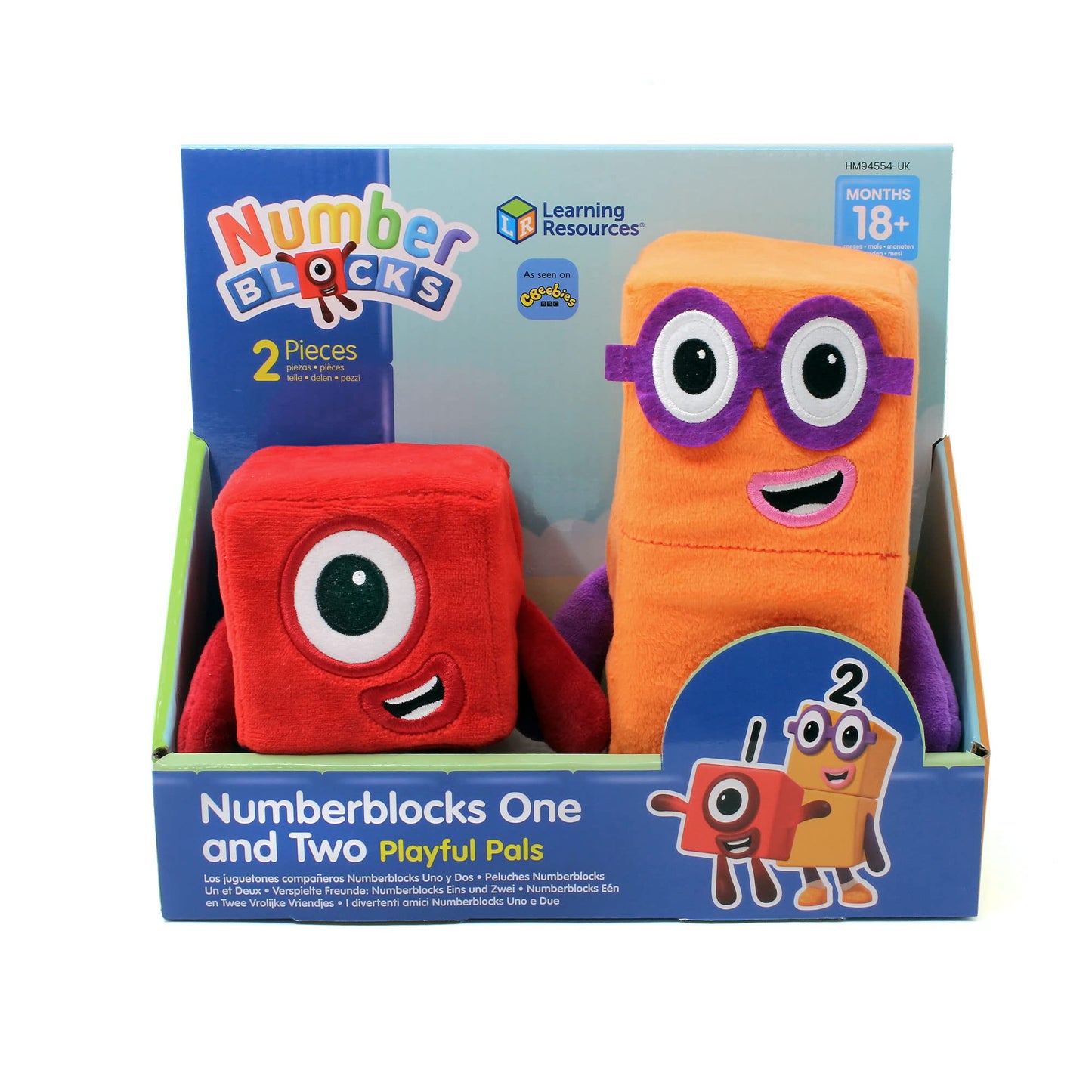 Numberblocks One And Two Playful Pals Plush