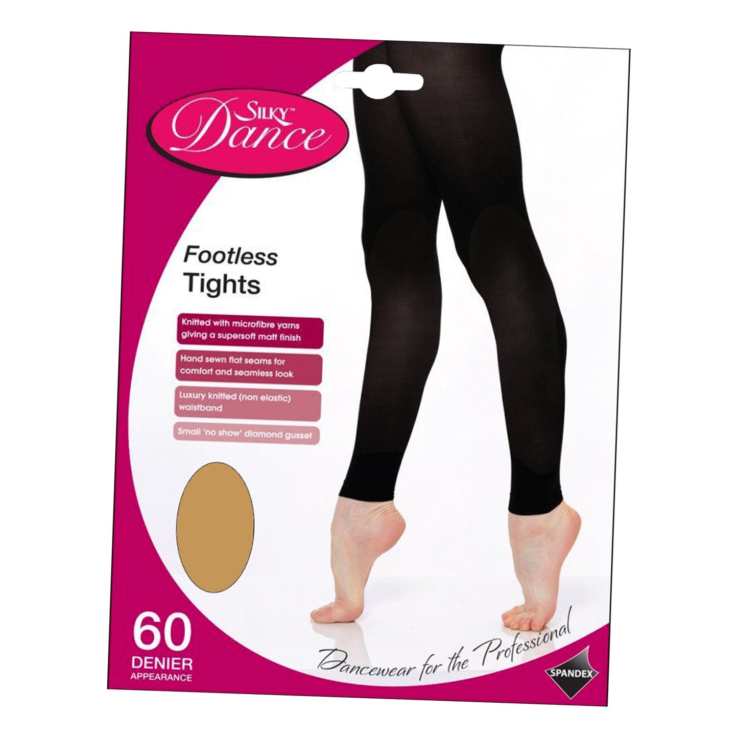 FOOTLESS TIGHTS X-LARGE TAN