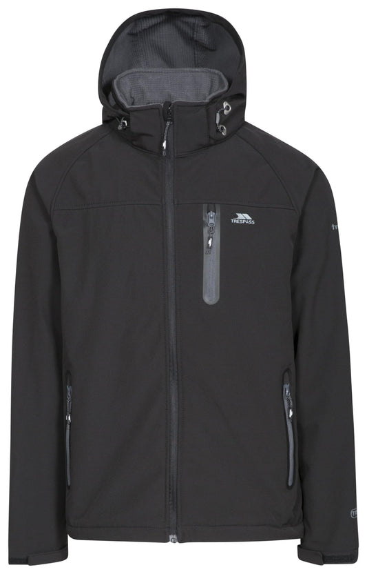 Trespass Men's Accelerator II Softshell Jacket - T_Trespass Accelerator Jkt_BLK_XL