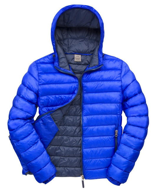 Result Urban Mens Snowbid Hooded Jkt - Royal/Navy - M