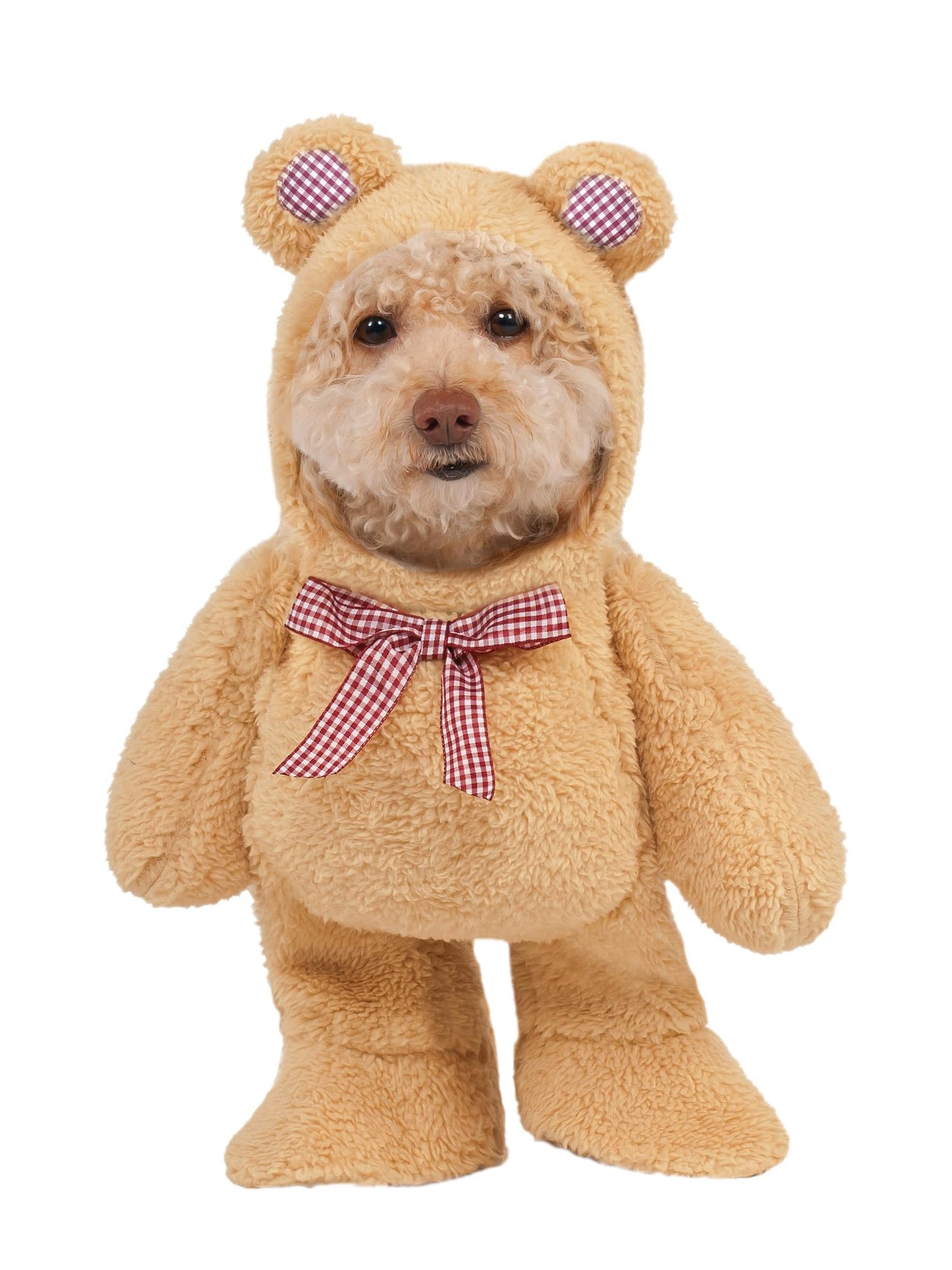 WALKING TEDDY BEAR PET COSTUME S